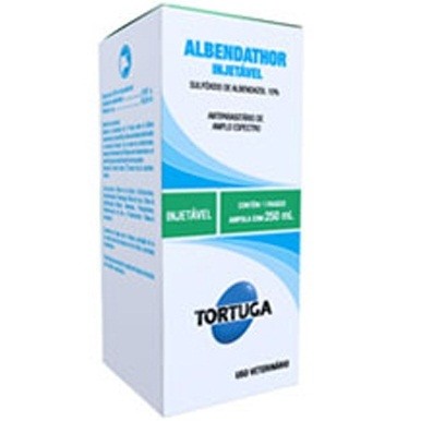 ALBENDATHOR (ALBENDAZOL) 10% INJETÁVEL Frasco - 250ml