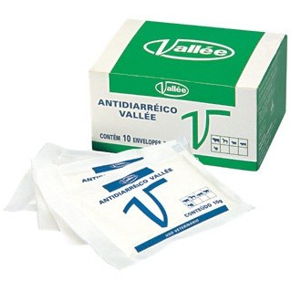ANTIDIARRÉICO VALLEE - 10gr (caixa com 10 envelopes) 