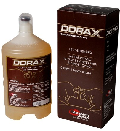 DORAX 1% (DORAMECTINA) INJETÁVEL Frasco - 500ml