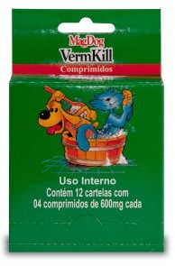 MAG DOG VERMKILL COMPRIMIDOS  Caixa - 4 comprimidos