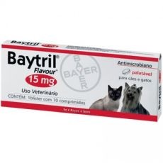 BAYTRIL FLAVOUR 15mg - 10 comprimidos 