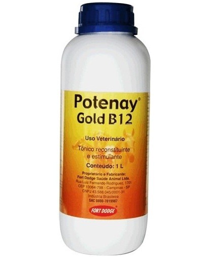 POTENAY GOLD B12 Frasco - 1Lt