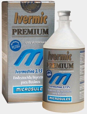 IVERMIC PREMIUM (IVERMECTINA) 3,15% INJETÁVE Frasco - 1Lt
