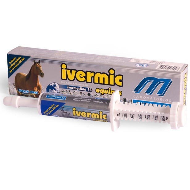 IVERMIC EQUINOS (IVERMECTINA) Seringa - 12gr