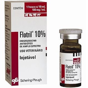 FLOTRIL 10% INJETÁVEL (ENROFLOXACINO)  Frasco - 10ml