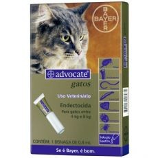 ADVOCATE GATOS (de 4kg a 8kg) - 0,8ml 