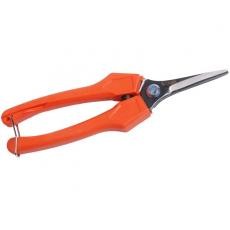 TESOURA COLHEITA BICO LONGO (CABO PLÁSTICO) - 18cm 