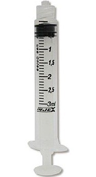 SERINGA DESCARTAVEL INJEX  3 ML