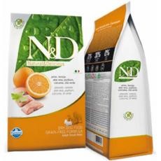 RAÇÃO N&D PEIXE E LARANJA ADULT SMALL BITES - 0,800 KG 