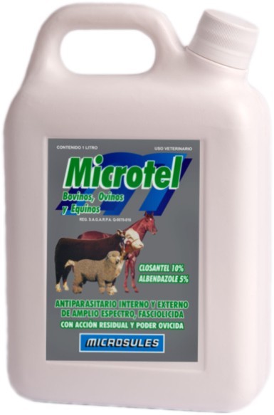 MICROTEL BOVINOS, OVINOS E EQUINOS Frasco - 250ml