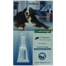 ADVANTAGE ANTIPULGAS P/ CÃES E GATOS - (acima de 25kg) - 4,0ml 