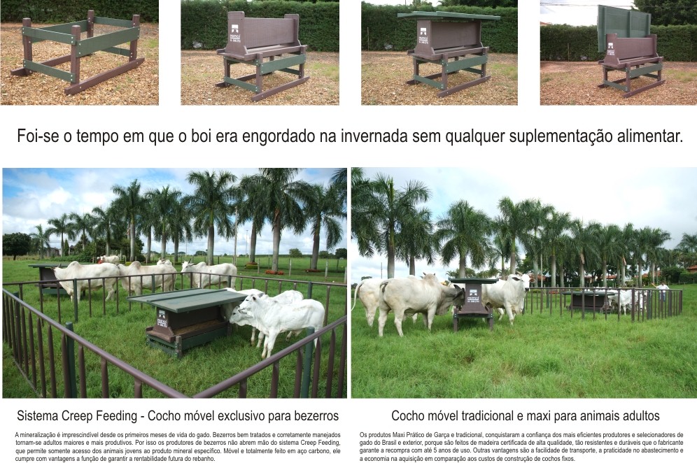  COCHOS PARA CREEP PRATICO DE GARÇA UNIDADE