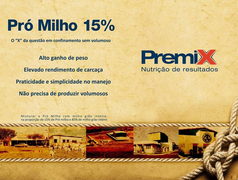 PRO MILHO 15% SACO COM 30 KG