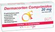 Dermacorten 20 mg Caixa 10 comprimidos