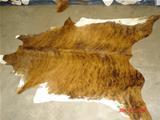 Tapete de couro de boi com pêlo em cor natural 1,50 M x 2,50 M