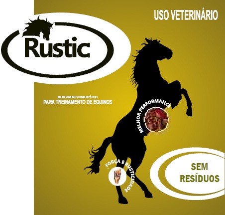 Rustic - Medicamento Homeopático para Treinamento em Equinos Pote (500 gr e 3 kg)