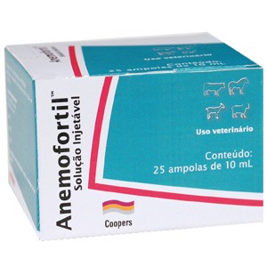 Anemofortil Caixa 25 ampolas 10 ml