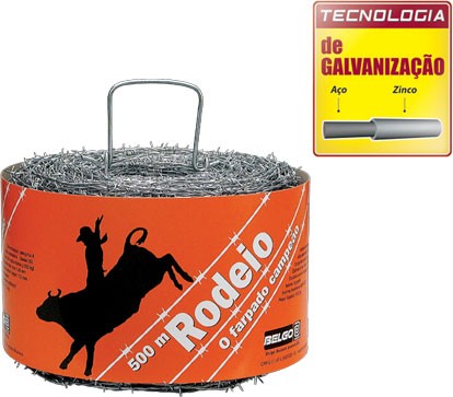 Arame Farpado Rodeio Rolo 400 m