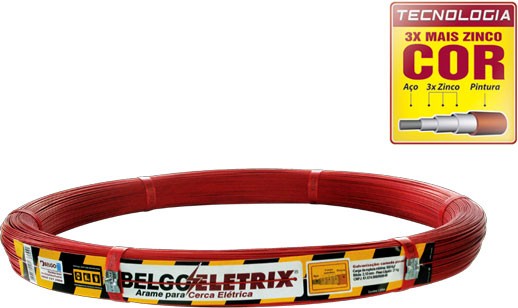 Belgo Eletrix Vermelho Rolo 500 m