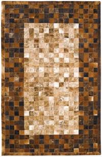 Jolitapetes peles de boi com pêlo e decoração